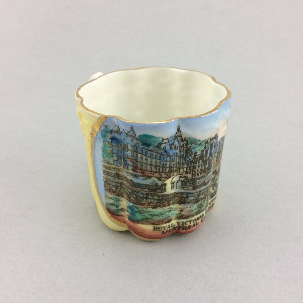 Vintage Royal Victoria Hospital Demi Tasse Espresso Cup Montreal Canada Souvenir